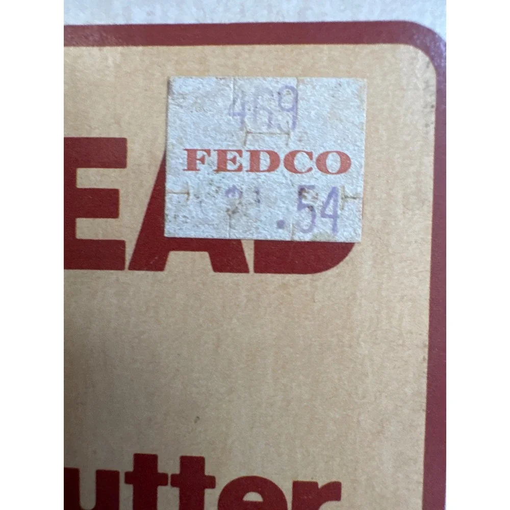 Vintage 1983 Fox Run Craftsmen Gingerbread Boy 7.5 Inch Cookie Cutter 3602 Boxed